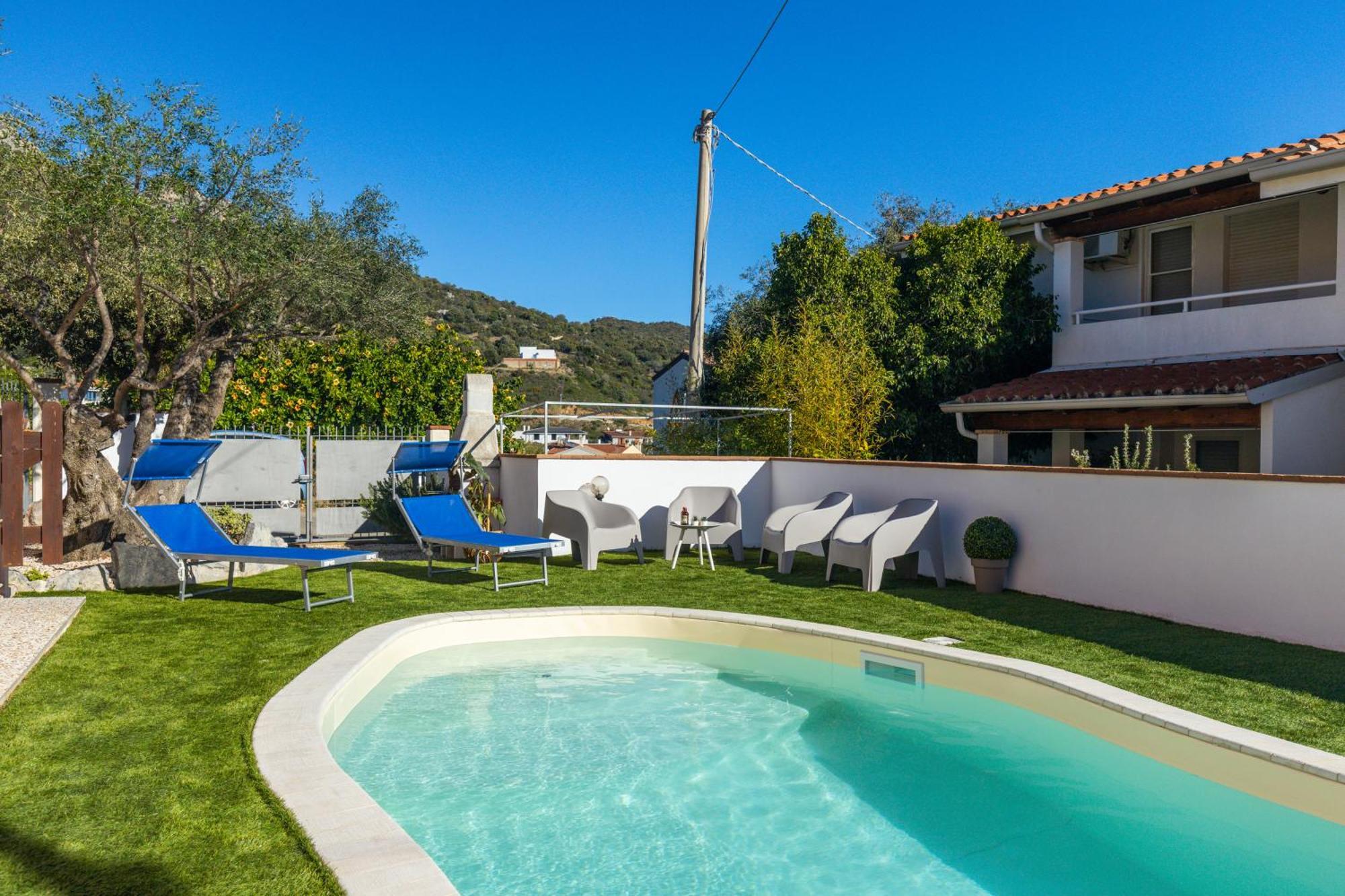 Apartamento Bynos Pool - Primo Piano Santa Maria Navarrese Exterior foto